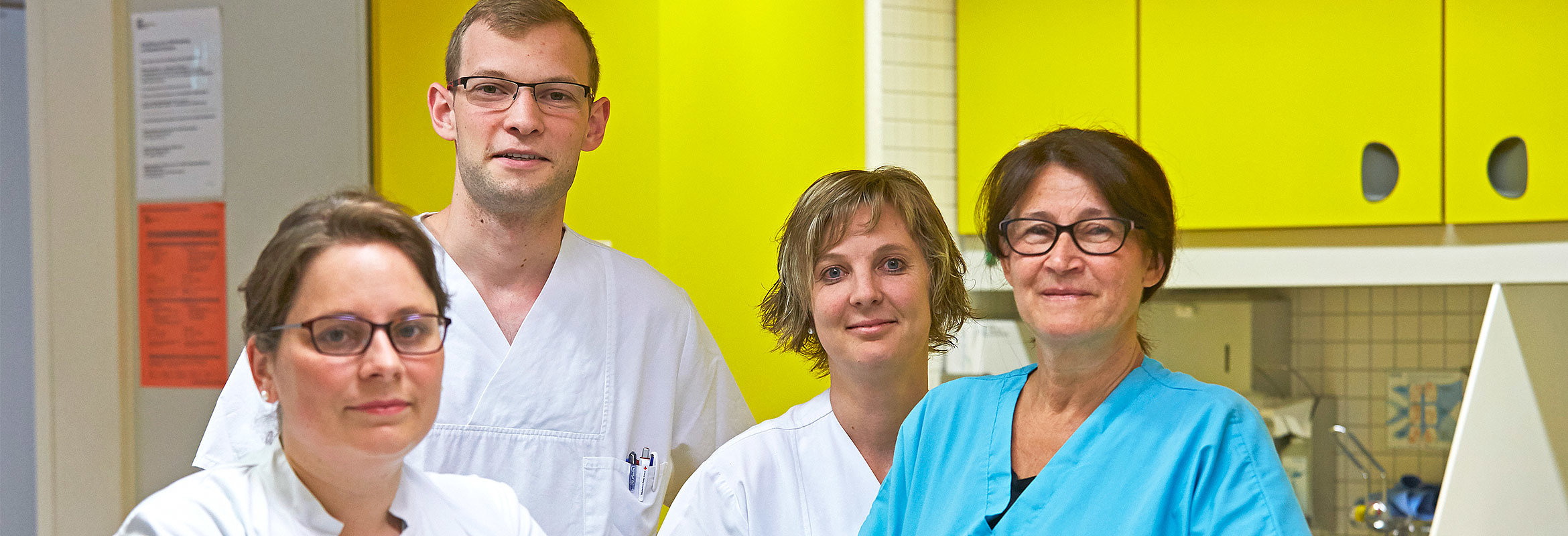 Mitarbeitende der Klinik für Innere Medizin 3 in Kaiserslautern