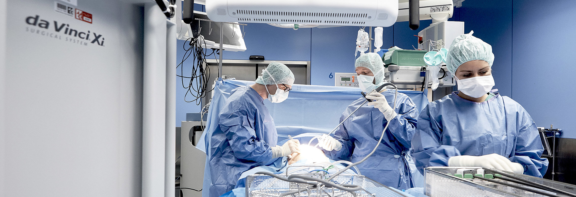 Mitarbeiter der Chirurgie in Kaiserslautern im OP